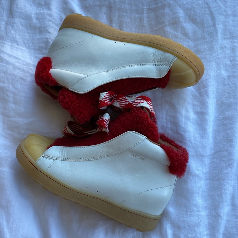 Coach Hi Top Shearling Hiker Sneaker